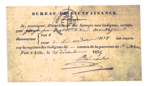 bon de bienfaisance 1939